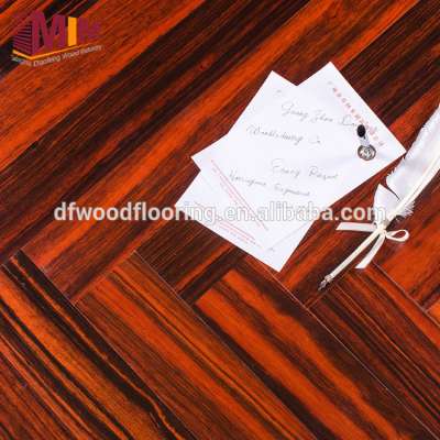 2017 Popular Finished African Ebony Multilayer Engineered Wood Flooring