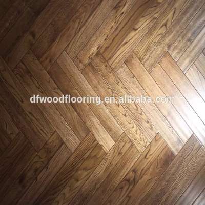 2016 Various Style Brushed Solid White Oak Herringbone Parquet Wood Flooring